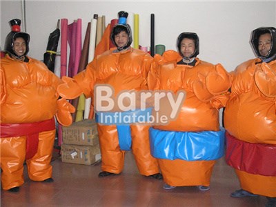 Commercial Orange Inflatable Sports Games/ Sumo Suits Sumo Wrestling For Sale BY-IS-070